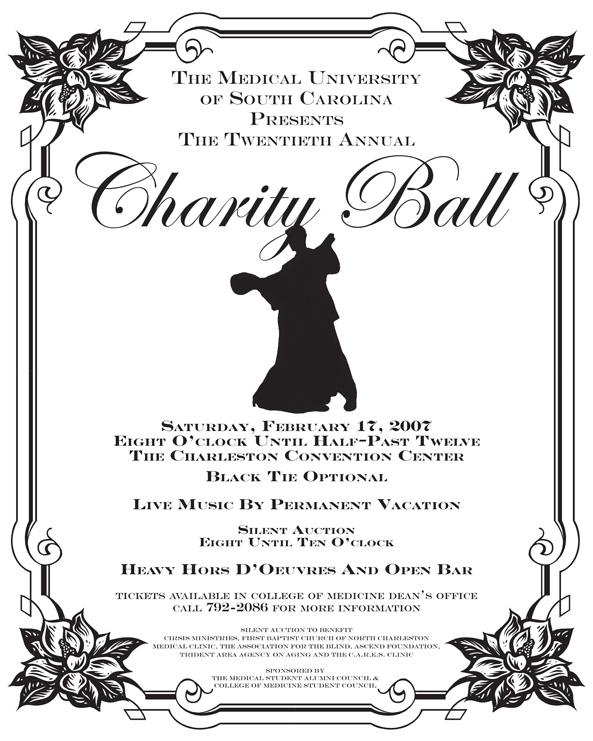 charity events posters. Charity Ball Advertisement.